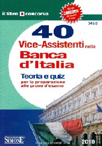 AA.VV., 40 vice assistenti nella banca d