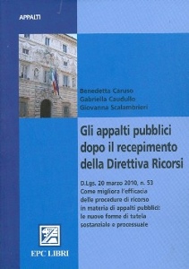 AA.VV., Gli appalti pubblici dopo la Direttiva Ricorsi