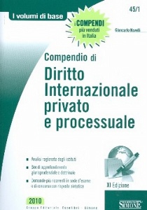 NOVELLI GIANCARLO, Compendio di Diritto internazionale Priv e Proces.