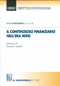 RAZZANTE RANIERI /ED, Contenzioso finanziario nell