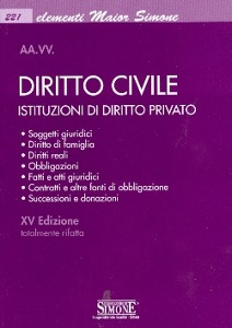 AA.VV., Diritto civile istituzioni di diritto privato