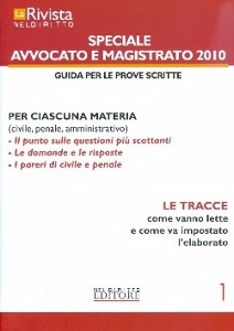 AA.VV., Rivista speciale avvocato e magistrato  2010