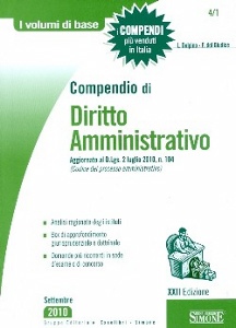 DELPINO  DEL GIUDICE, Compendio di diritto amministrativo