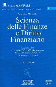 AA.VV., SCIENZA DELLE FINANZE E DIRITTO FINANZIARIO