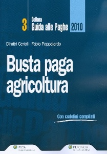 CERIOLI - PAPPALARDO, Busta paga agricoltura