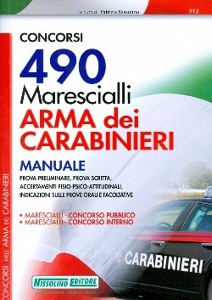 NISSOLINO PATRIZIA, 490 marescialli arma dei carabinieri manuale