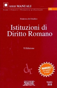 DEL GIUDICE, ISTITUZIONI DI DIRITTO ROMANO  (N21)