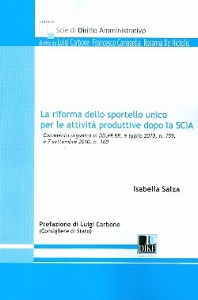 SALZA ISABELLA, Riforma dello sportello unico attivit produttive