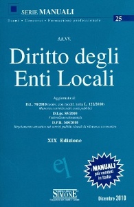 AA.VV., Diritto degli enti locali Manuale