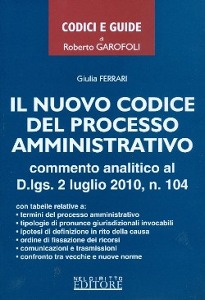FERRARI GIULIA, Il nuovo codice del processo amministrativo