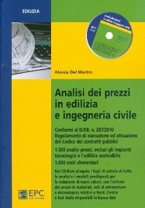 DEL MASTRO ALESSIA, Analisi dei prezzi in edilizia e ingegneria civile