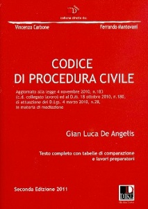 DE ANGELIS GIAN LUCA, Codice di procedura civile