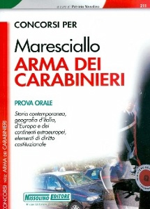 NISSOLINO PATRIZIA, Maresciallo Arma dei Carabinieri Prova orale