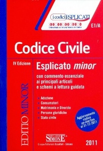 MAZZITELLI MARIA /ED, Codice civile esplicato minor
