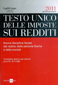 LUGANO CEPPELLINI, Testo unico delle imposte sui redditi 2011