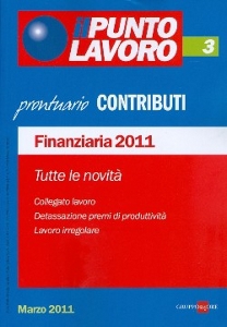 AA.VV., Prontuario contributi Finanziaria 2011