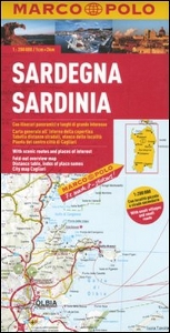 MARCO POLO, Sardegna Sardinia  carta 1:200.000