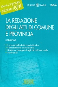 SIMONE, La redazione degli atti di comune e province