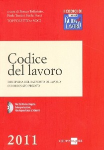 TOFFOLETTO - PUCCI, Codice del lavoro 2011