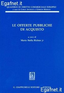 RICHTER MARIO STELLA, Le offerte pubbliche di acquisto