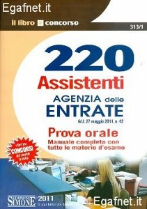 SIMONE, 220 assistenti agenzia delle entrate Prova orale