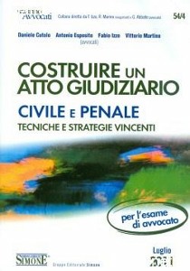 CUTOLO-ESPOSITO-..., Costruire un atto giudiziario civile e penale