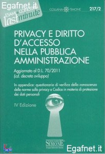 SIMONE, Privacy e diritto d