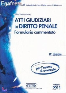 SIMONE, Atti giudiziari diritto penale