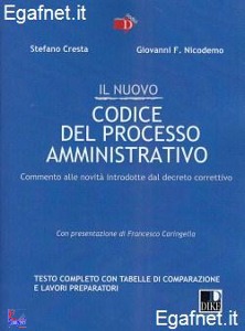 CRESTA - NICODEMO, Il nuovo codice del processo amministrativo