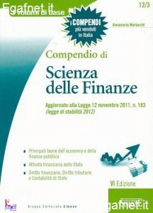 MORLACCHI ANNAMARIA, Compendio di scienza delle finanze