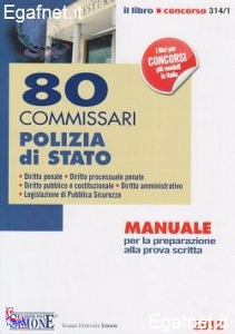 SIMONE, 80 Commissari nella polizia di Stato - Manuale