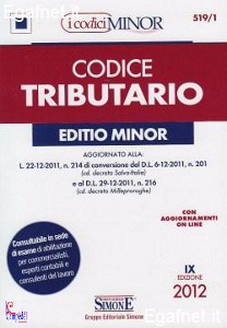 SIMONE, Codice tributario Editio Minor