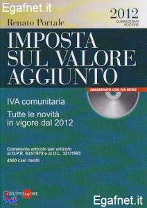 PORTALE RENATO, Imposta sul valore aggiunto  2012