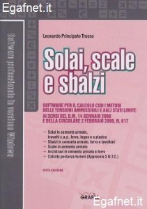 TROSSO LEONARDO, Solai scale e sbalzi. Software per il calcolo