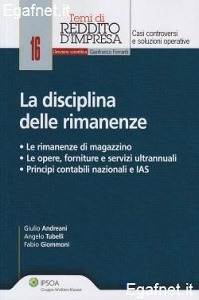 ANDREANI TUBELLI-..., disciplina delle rimanenze