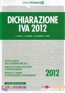 PELLEGRINO - ZUEG, Dichiarazione IVA 2012