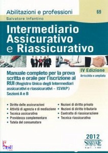 INFANTINO SALVATORE, Intermediario assicurativo riassicurativo Manuale