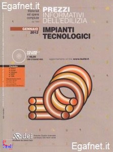 DEI, Impianti tecnologici. Prezzi informativi edilizia