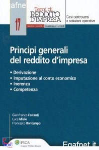 FERRANTI - MIELE...., Principi generali di reddito d