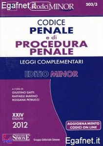 GATTI MARINO PETRUCC, Codice penale  di procedura penale L.Complementari