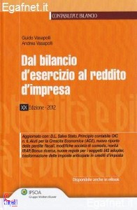 VASAPOLLI GUIDO & A., Dal bilancio di esercizio al reddito dell