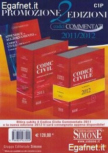 SIMONE, Codice civile annotato con la giurisprudenza 2011
