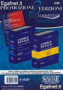 SIMONE, Codice penale annotato con la giurisprudenza 2011