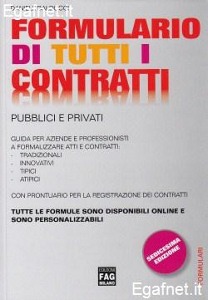 BALDUCCI DANIELE, Formulario di tutti i contratti pubblici e privati