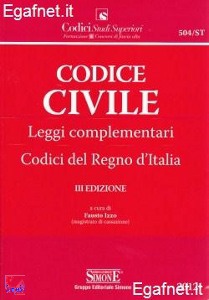 IZZO FAUSTO, Codice civile leggi complementari