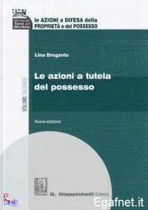 BREGANTE LINA, AZIONI A TUTELA DEL POSSESSO Vol. 2