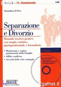 DI PIRRO MASSIMILIAN, Separazione e divorzio