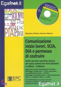 GHILONI - MANZO, Comunicazione inizio lavori SCIA DIA e permesso