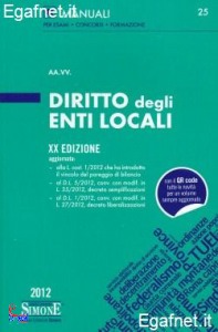 SIMONE, Diritto degli enti locali Manuale