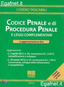 BRICCHETTI RENATO, Codice penale e procedura penale - L.complementari